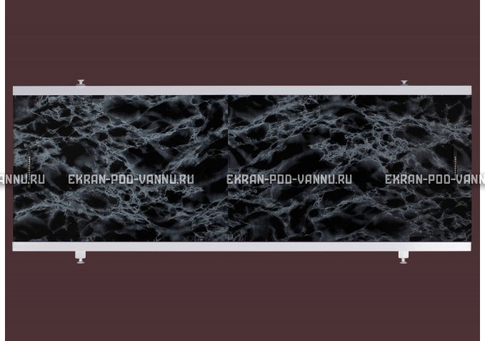 Экран EUROPLEX Универсал черный мрамор – купить по цене 6250 руб. в интернет-магазине в городе Кемерово картинка 1
