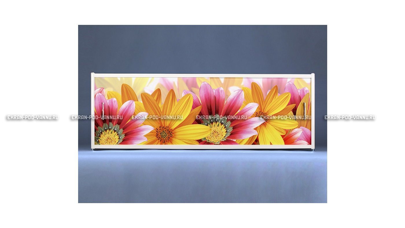 Раздвижной ФОТО экран - Flowers – купить по цене 8500 руб. в интернет-магазине в городе Кемерово картинка 6