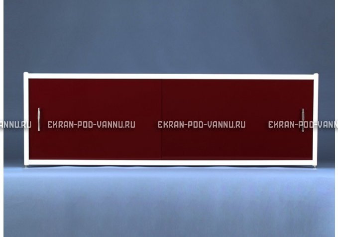 Торцевой экран EUROPLEX Комфорт бордовый – купить по цене 8760 руб. в интернет-магазине в городе Кемерово картинка 2