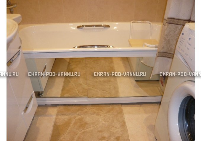 Раздвижной экран EUROPLEX Роликс Зеркальный – купить по цене 9700 руб. в интернет-магазине в городе Кемерово картинка 3