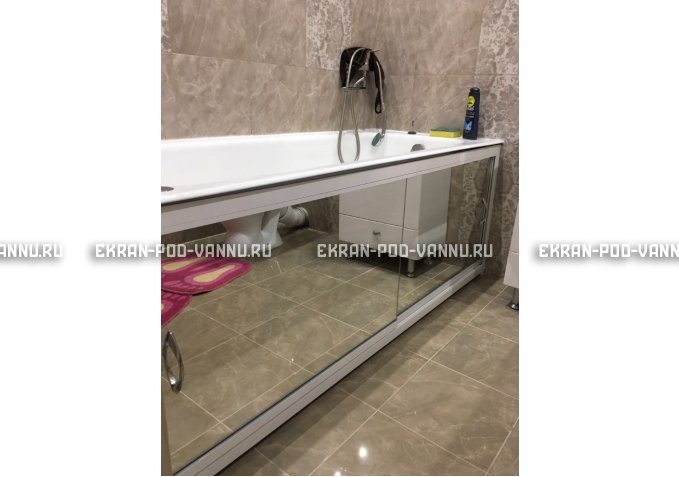 Раздвижной экран EUROPLEX Роликс Зеркальный – купить по цене 9700 руб. в интернет-магазине в городе Кемерово картинка 9