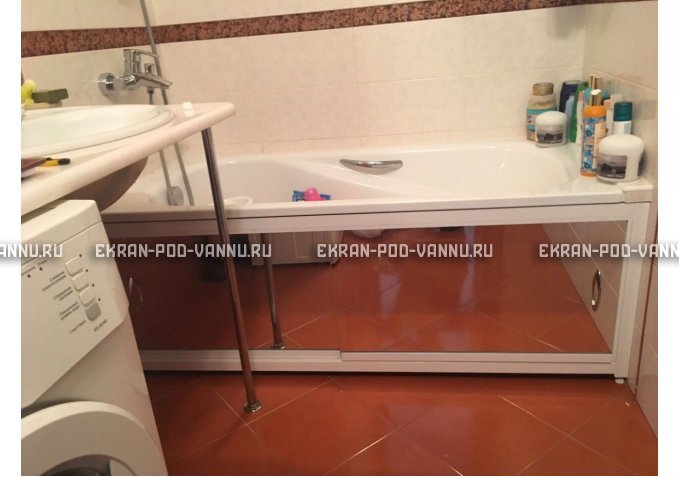 Раздвижной экран EUROPLEX Роликс Зеркальный – купить по цене 9700 руб. в интернет-магазине в городе Кемерово картинка 10