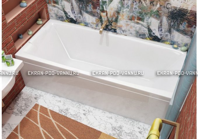 Акриловая ванна Relisan Kristina 170x75 – купить по цене 16160 руб. в интернет-магазине в городе Кемерово картинка 4