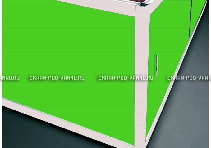 Торцевой экран EUROPLEX Комфорт салатовый – купить по цене 8760 руб. в интернет-магазине в городе Кемерово картинка 1
