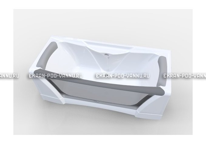 Прозрачная ванна 1MarKa Dolce Vita 180x80 – купить по цене 43200 руб. в интернет-магазине в городе Кемерово картинка 2