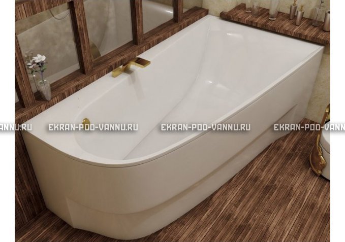 Акриловая ванна Vayer Boomerang 170x90 – купить по цене 47600 руб. в интернет-магазине в городе Кемерово картинка 1