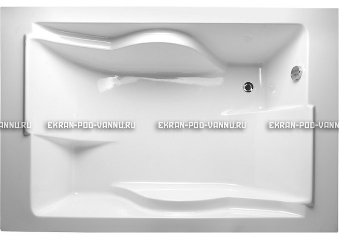 Акриловая ванна Vayer Coral 180x120 – купить по цене 33850 руб. в интернет-магазине в городе Кемерово картинка 2