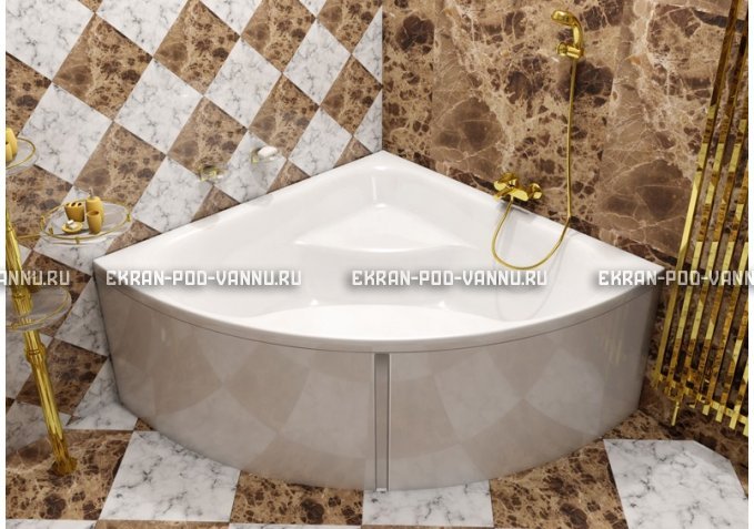 Акриловая ванна Vayer Persefona 140x140 – купить по цене 25230 руб. в интернет-магазине в городе Кемерово картинка 1