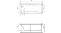 Акриловая ванна Relisan Loara 180x80 – купить по цене 23580 руб. в интернет-магазине в городе Кемерово картинка 17