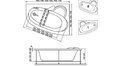 Акриловая ванна Relisan Ariadna 145x95 – купить по цене 23500 руб. в интернет-магазине в городе Кемерово картинка 13