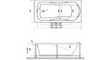 Акриловая ванна Relisan Elvira 160x75 – купить по цене 15940 руб. в интернет-магазине в городе Кемерово картинка 13