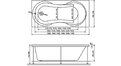 Акриловая ванна Relisan Lada 150x70 – купить по цене 14400 руб. в интернет-магазине в городе Кемерово картинка 13