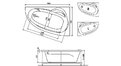Акриловая ванна Relisan Zoya 150x95 – купить по цене 19230 руб. в интернет-магазине в городе Кемерово картинка 13