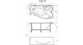 Акриловая ванна 1MarKa Gracia 160x95 – купить по цене 20300 руб. в интернет-магазине в городе Кемерово картинка 17