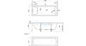 Акриловая ванна 1MarKa Modern 120x70 – купить по цене 7600 руб. в интернет-магазине в городе Кемерово картинка 17