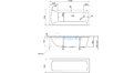 Акриловая ванна 1MarKa Modern 130x70 – купить по цене 8620 руб. в интернет-магазине в городе Кемерово картинка 21