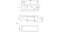 Акриловая ванна 1MarKa Modern 150x70 – купить по цене 9210 руб. в интернет-магазине в городе Кемерово картинка 17