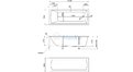 Акриловая ванна 1MarKa Modern 160x70 – купить по цене 9410 руб. в интернет-магазине в городе Кемерово картинка 21