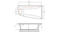 Акриловая ванна Vayer Boomerang 180x100 – купить по цене 53030 руб. в интернет-магазине в городе Кемерово картинка 18