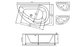 Акриловая ванна Vayer Ismena 160x105 – купить по цене 28350 руб. в интернет-магазине в городе Кемерово картинка 10